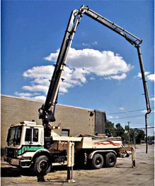 Schwing 28M Boom Truck Specifications