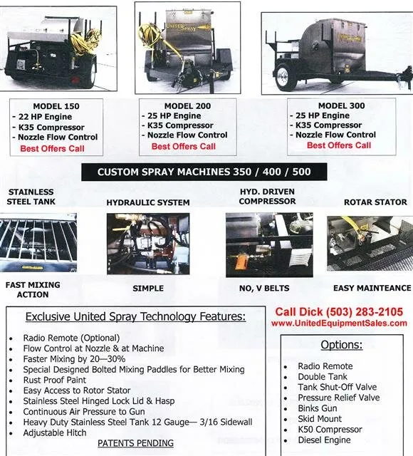 New Drywall Rigs Specifications