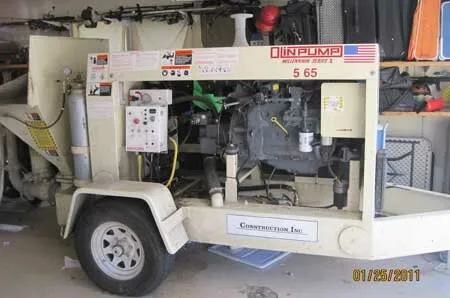 Used Concrete Pumps Specifications